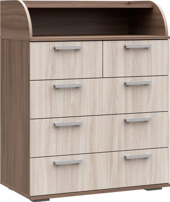 Детский комод Стендмебель №1 М (ясень шимо светлый/ясень шимо темный) - 1/1
