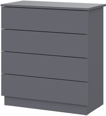 Комод Mio Tesoro КМ 4 (графит серый) - 1/1