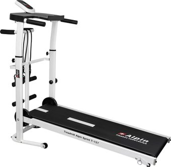 Механическая беговая дорожка Alpin Sprint T-157 (белый) - 1/1