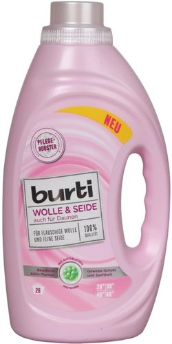 Гель для стирки Burti Wolle&Seide для шерсти шелка деликатных тканей 1.45 л - 1/1