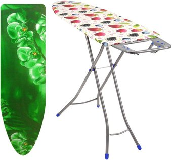 Гладильная доска Nika Белль Классик 1 (БК1) Зеленые цветы - 1/1