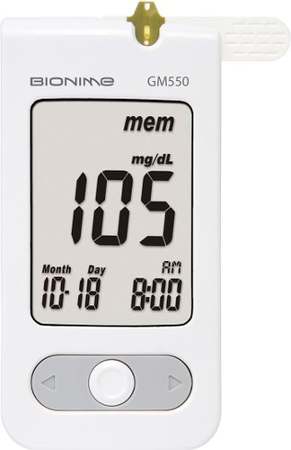 Глюкометр Bionime GM550 (50 тест-полосок, 10 ланцет) - 1/1