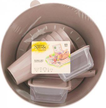 Набор для пикника Sugar&Spice Vanilla SE181512005 (15 предметов, латте) - 1/1