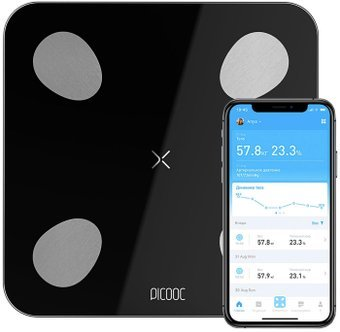 Напольные весы Picooc Mini Lite (черный) - 1/1