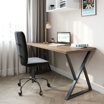 Стол Домус СП014B-K009 12.014.401.08 (черный/орех темный) - 1/1