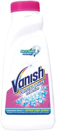 Пятновыводитель Vanish Oxi Action Кристальная белизна 1 л - 1/1