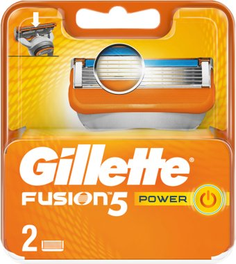 Сменные кассеты для бритья Gillette Fusion5 Power (2 шт) - 1/1