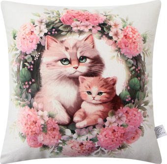 Декоративная подушка Этель Мамино тепло 10781889 (40x40, велюр) - 1/1