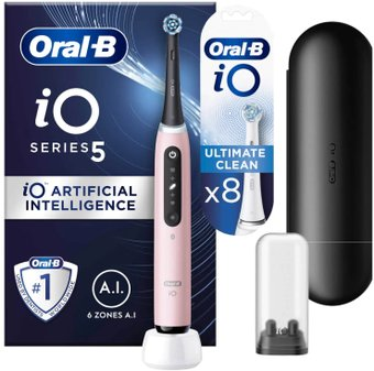 Электрическая зубная щетка Oral-B iO 5 (magnetic pink) - 1/1