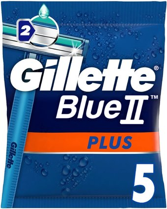 Бритвенный станок Gillette Blue II Plus (5 шт) - 1/1