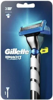 Бритвенный станок Gillette Mach3 Turbo 3D 1 сменная кассета 7702018519958 - 1/1