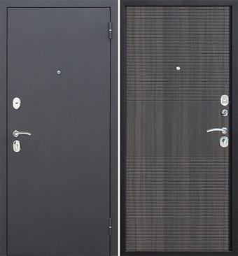 Металлическая дверь Garda Муар 10 мм (венге тобакко) - 1/1