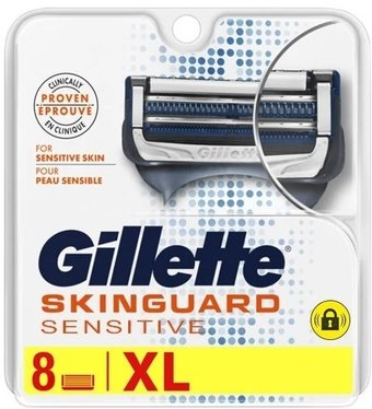 Сменные кассеты для бритья Gillette Skinguard Sensitive (8 шт) 7702018488384 - 1/1