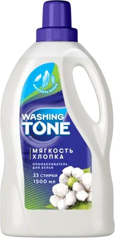 Ополаскиватель для белья Washing Tone Мягкость хлопка 1.5 л - 1/1