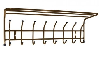 Вешалка для одежды Nika с полкой ВП8 (медный антик) - 1/1