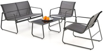Набор садовой мебели Halmar Conor (темно-серый/светло-серый) - 1/1
