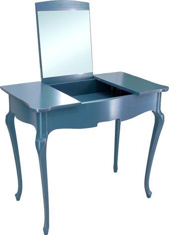 Туалетный столик с зеркалом ГрандМодерн Неоклассика 85.5x50x75 (синий) - 1/1