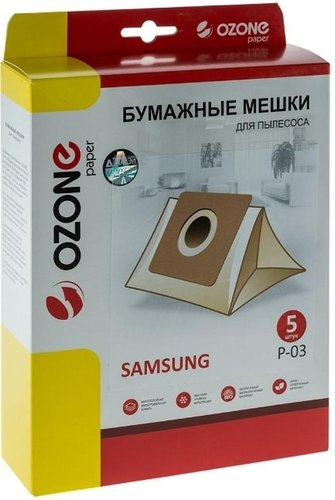 Комплект одноразовых мешков Ozone P-03 - 1/1