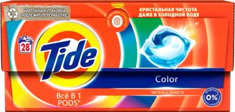 Капсулы для стирки Tide Все в 1 Pods Color (28х16.8 г) - 1/1