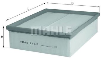 Воздушный фильтр Mahle Knecht LX819 - 1/1