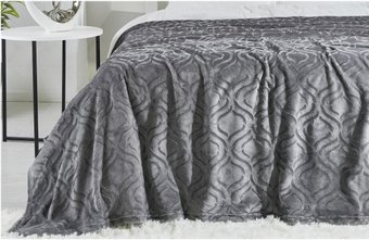 Плед АртПостель Узор 4033 (220x200, графит) - 1/1