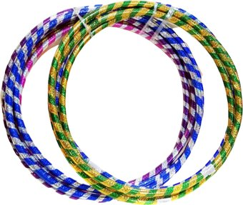 Гимнастический обруч ZEZ Sport 75см-1.9см (многоцветный) - 1/1