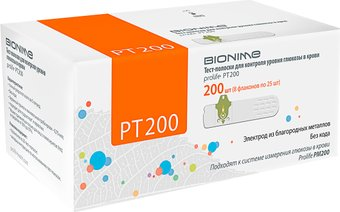Тест-полоски Bionime PТ 200 (200 шт) - 1/1