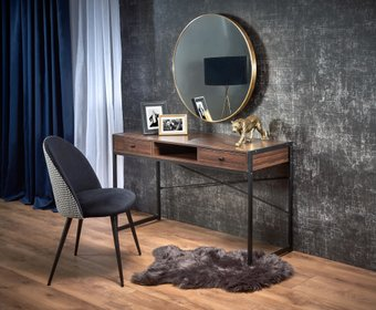 Туалетный столик без зеркала Halmar B46 (орех/черный) - 1/1