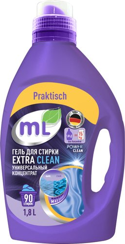 Гель для стирки Meine Liebe ML Extra Clean универсальный концентрат 1.8 л - 1/1