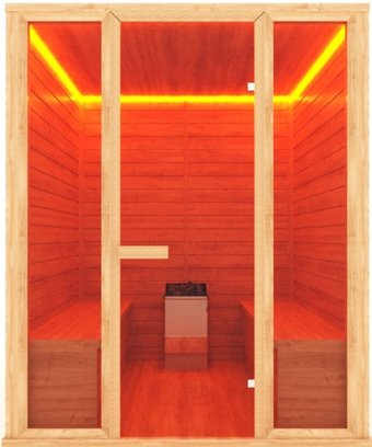 Инфракрасная сауна Шингарёв и Ко Прямая 6-местная (финская) - 1/1
