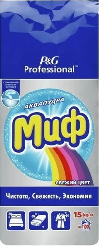 Стиральный порошок МИФ Аквапудра Свежий цвет автомат 15 кг - 1/1