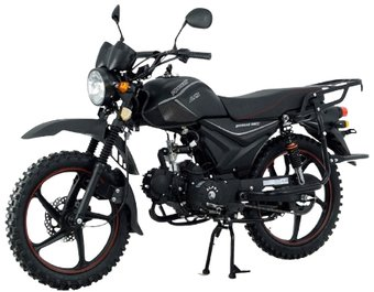 Мопед Racer Alpha Off Road Premium (черный матовый) - 1/1