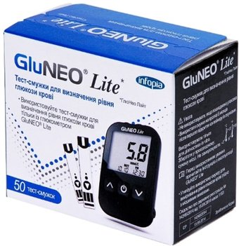 Тест-полоски Infopia GluNeo Lite 100 шт. - 1/1