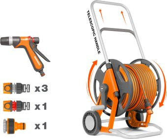 Тележка со шлангом Daewoo Power DWR 2126 (1/2", 25 м) - 1/1