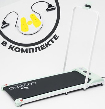 Электрическая беговая дорожка Calviano Slim Green - 1/1