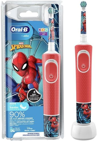 Электрическая зубная щетка Oral-B Kids Spiderman D100.413.2K - 1/1