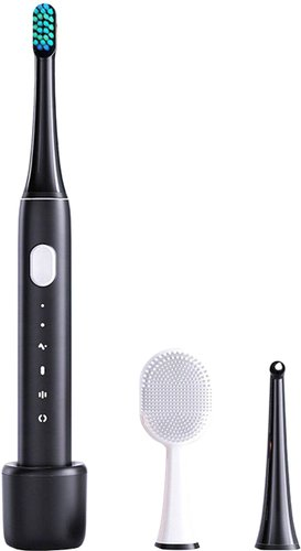 Электрическая зубная щетка Infly Sonic Electric Toothbrush P20C (3 насадки, черный) - 1/1