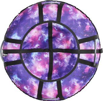 Тюбинг Hubster Люкс Pro S Галактика 110см во6639-3 (фиолетовый) - 1/1