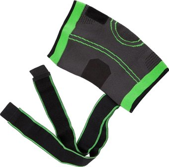 Суппорт колена USBTOP с фиксирующим ремнем 557136 (M, черный/зеленый) - 1/1
