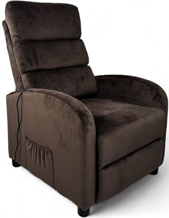 Массажное кресло Calviano 2164 (коричневый велюр) - 1/1