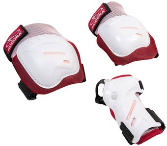 Комплект защиты Hudora Biomechanisches Protektoren Set Comfort 83051 (S, Rosa) - 1/1