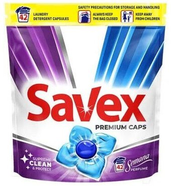 Капсулы для стирки Savex Premium Caps Semana Perfume (42 шт) - 1/1