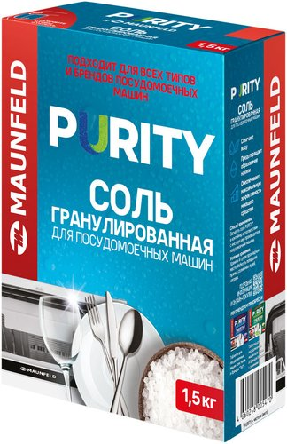 Соль для посудомоечной машины MAUNFELD Purity MDS1500G 1.5 кг - 1/1