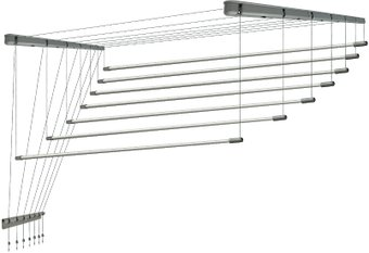 Сушилка для белья Comfort Alumin Потолочная 7 прутьев Silver Style 160 см (алюминий/серебристый) - 1/1