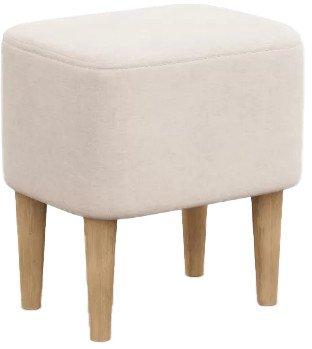 Пуфик Mio Tesoro Киус (микровелюр/бежевый №1) - 1/1
