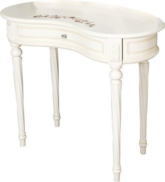 Туалетный столик без зеркала ГрандМодерн С деколью 89x40x75 (ваниль) - 1/1