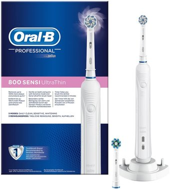 Электрическая зубная щетка Oral-B Pro 800 Sensi UltraThin D16.524.3U - 1/1