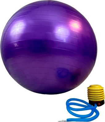 Гимнастический мяч Calviano с насосом 55 см (фиолетовый) - 1/1