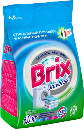 Стиральный порошок Brix Universal 6 кг - 1/1