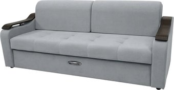 Диван Сириус Лидер-4 ППУ (Eva 09 велюр светло-серый) - 1/1